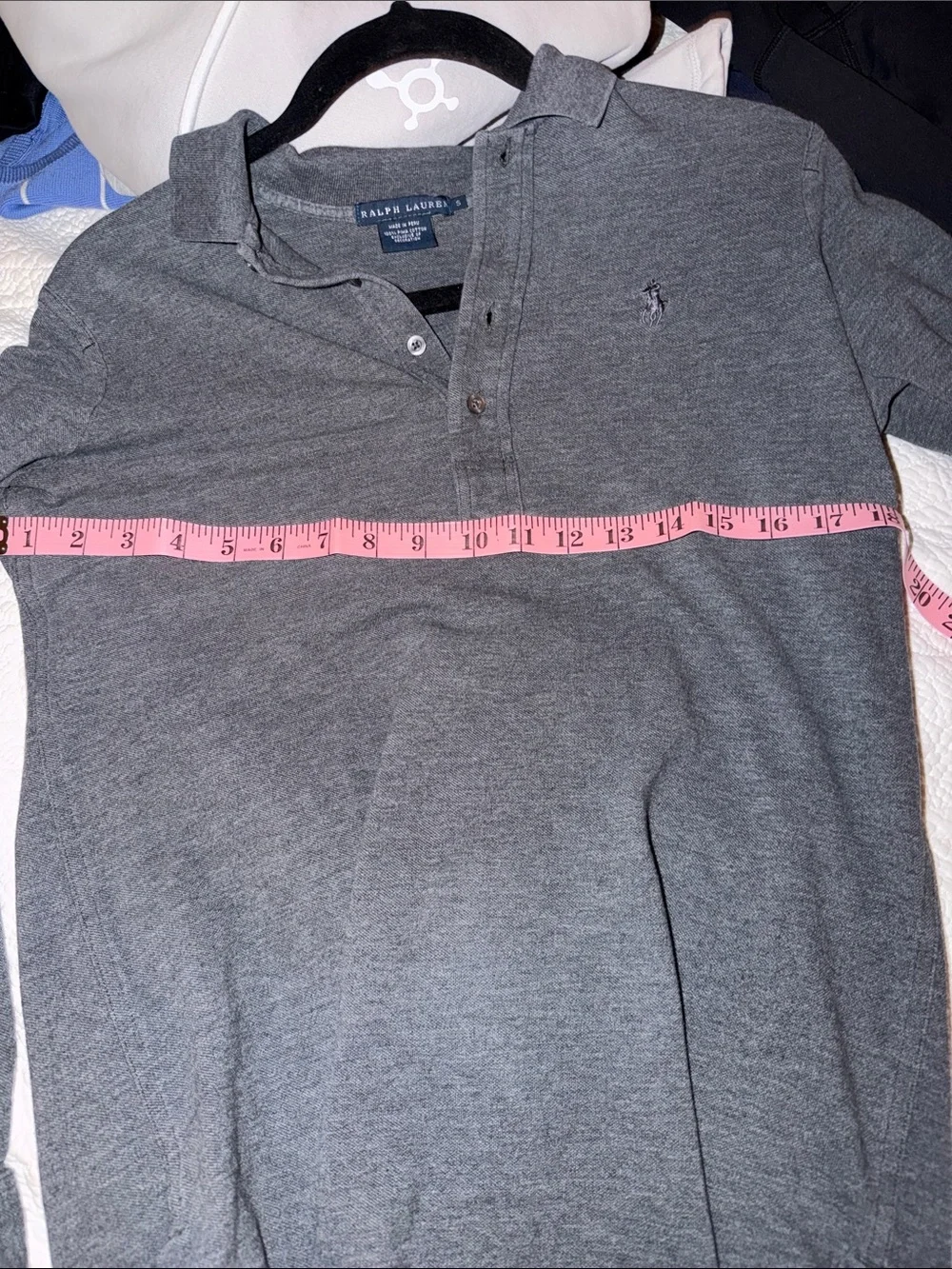 Ralph Lauren Men’s Long-Sleeve Polo - Charcoal Gray